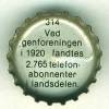 dk-05193 - 314. Ved genforeningen i 1920 fandtes 2.765 telefonabonnenter i landsdelen.