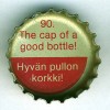 fi-00189 - 90. The cap of a good bottle! Hyvn pullon korkki!