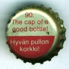 fi-06487 - 90. The cap of a good bottle! Hyvn pullon korkki!