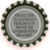 us-06699 - THE SOLUTION TO CALIFORNIA'S PROBLEMS IS TO PROVIDE THE GOVERNOR WITH A NEW SCRIPT!