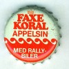 Faxe Koral Appelsin med Rallybiler