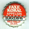 Faxe Koral Appelsin Sukkerfri med Rallybiler