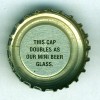 ca-04284 - This cap doubles as our mini beer glass.