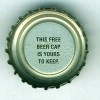 ca-04287 - This free beer cap is yours to keep.