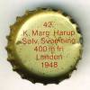 dk-05167 - 42. K. Marg. Harup Sølv, Svømning 400 m fri London 1948