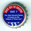 us-03893 - Fact 7 The John Harvard Statue is known as the "Statue of Three Lies"